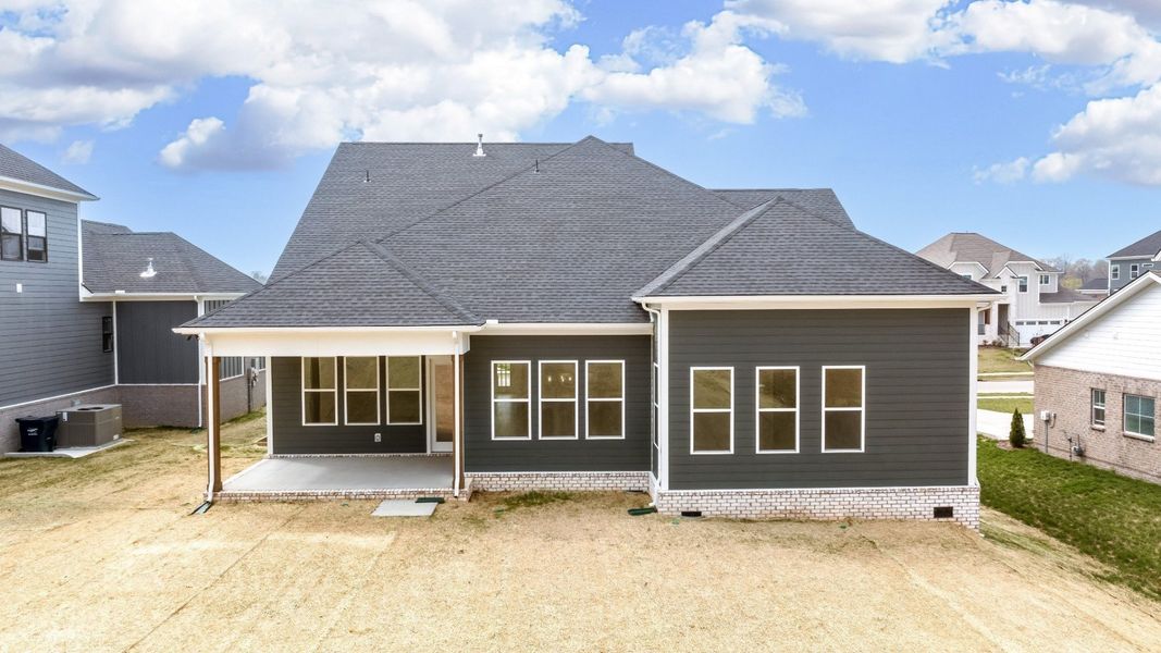 Exterior details and patio area of a home in Richvale Estates, Fairview (Image 4).
