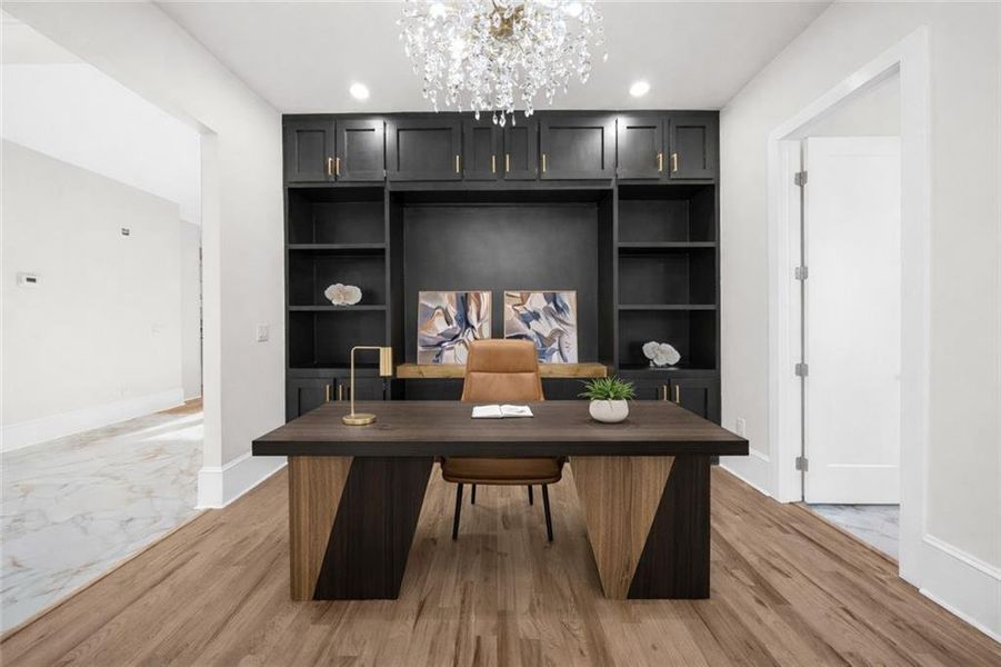 Furnished interior view inside a new home in , Gainesville (Image 33).