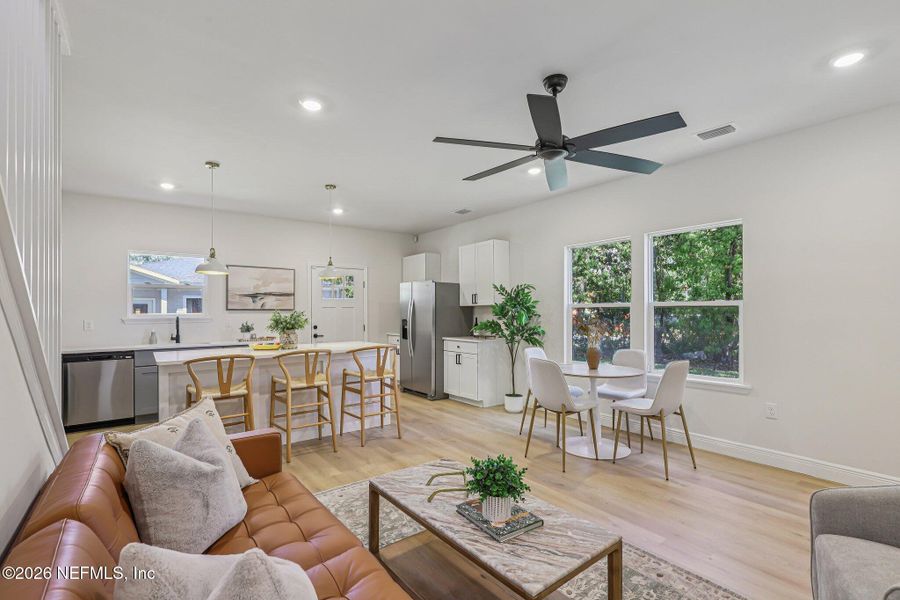 Furnished interior view inside a new home in , Jacksonville (Image 13).