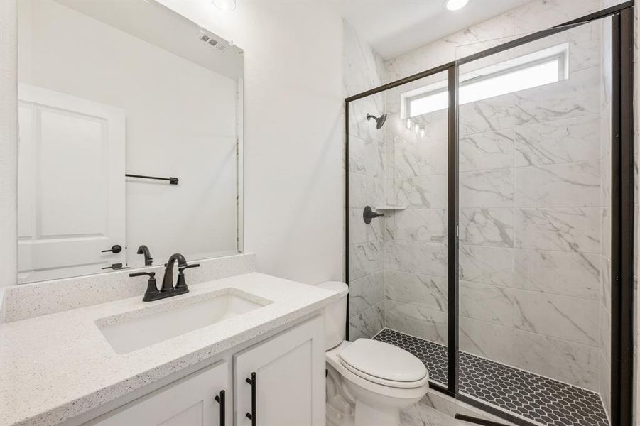 Furnished interior view inside a new home in Willow Wood Classic 50, McKinney (Image 11).