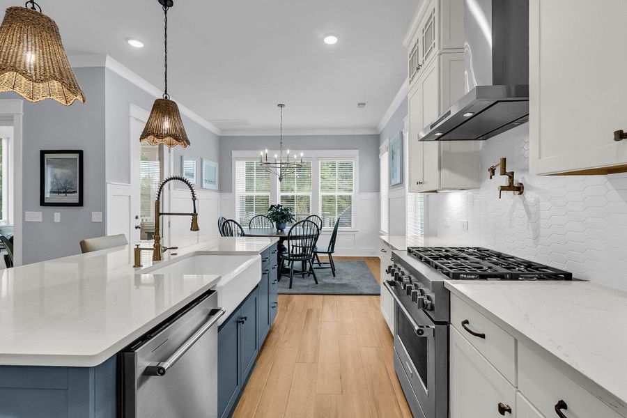 Furnished interior view inside a new home in , Charleston (Image 5).