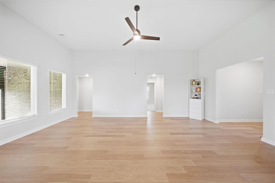 Large and open living room