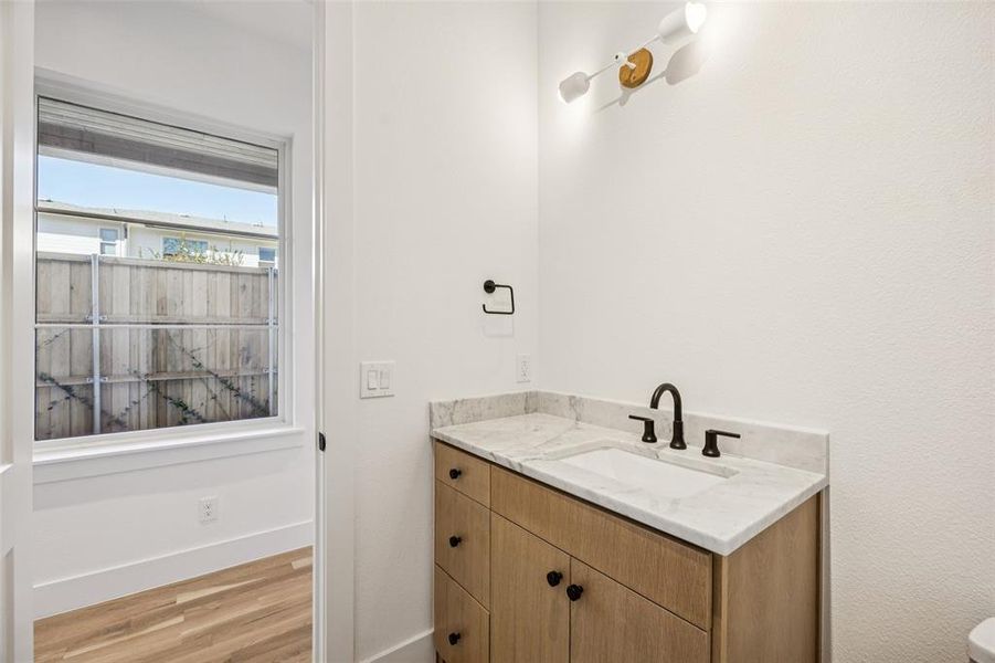 Furnished interior view inside a new home in , Dallas (Image 18).