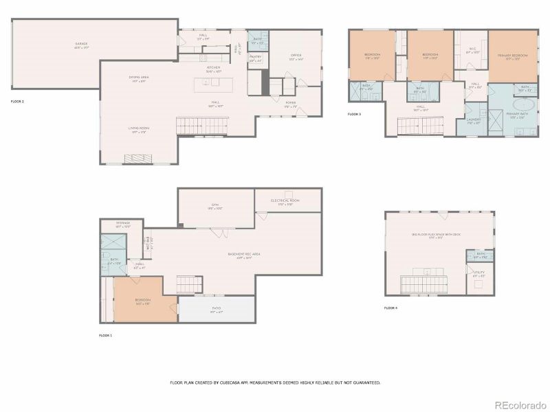 2D floor plan layout of this home in , Denver, CO (Image 4).