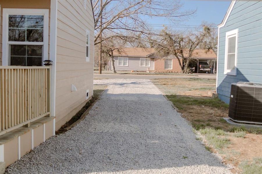 Exterior details and patio area of a home in , Brownwood (Image 12).