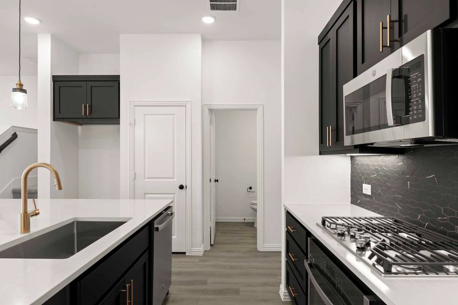 Kitchen featuring the Noir Collection