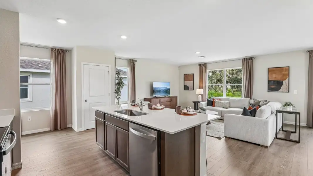 Furnished interior view inside a new home in Farm at Varrea, Plant City (Image 11).