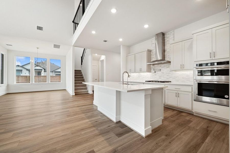 Furnished interior view inside a new home in Santa Rita Ranch, Liberty Hill (Image 9).