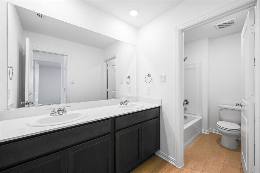 Furnished interior view inside a new home in River Ridge, Crandall (Image 10). Furnished interior view inside a new home in River Ridge, Crandall (Image 10).