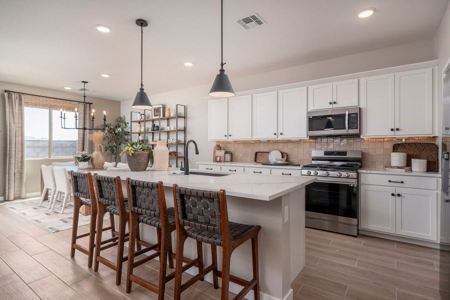 Furnished interior view inside a new home in El Cidro, Goodyear (Image 5).