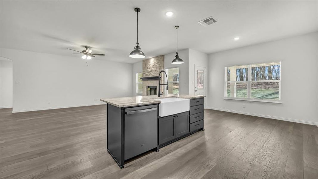 Furnished interior view inside a new home in , Poolville (Image 6).