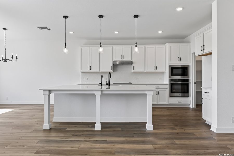Furnished interior view inside a new home in The Wilder, Adkins (Image 4).