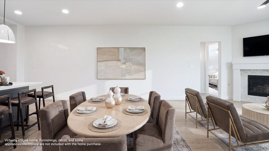 Furnished interior view inside a new home in Mosaic, Celina (Image 8). Furnished interior view inside a new home in Mosaic, Celina (Image 8).