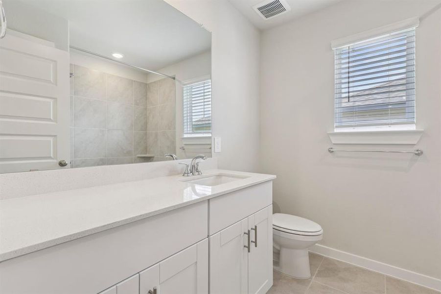 Furnished interior view inside a new home in Kingdom Heights, Rosenberg (Image 17). Furnished interior view inside a new home in Kingdom Heights, Rosenberg (Image 17).