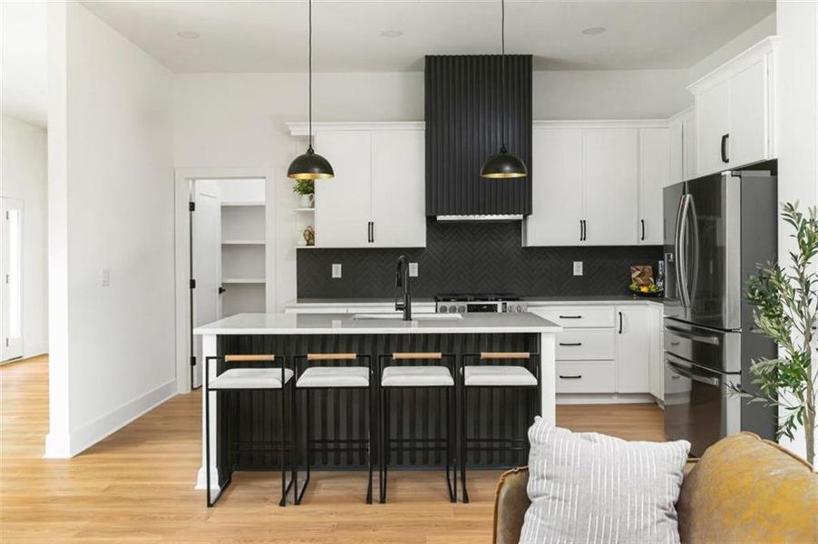 Furnished interior view inside a new home in , Monroe (Image 11).