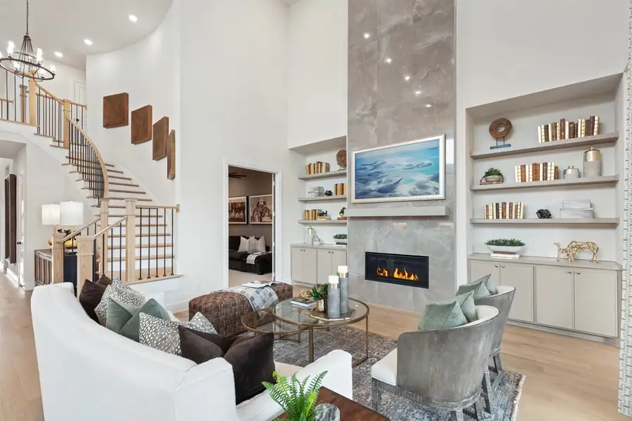 Representative Family Room - some options shown