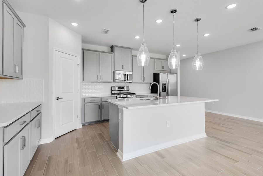 Furnished interior view inside a new home in Cherry Elm at SilverLeaf, St. Augustine (Image 4). Furnished interior view inside a new home in Cherry Elm at SilverLeaf, St. Augustine (Image 4).