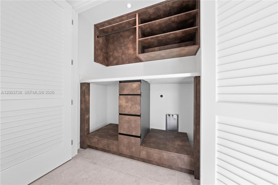 Furnished interior view inside a new home in , Miami (Image 15).