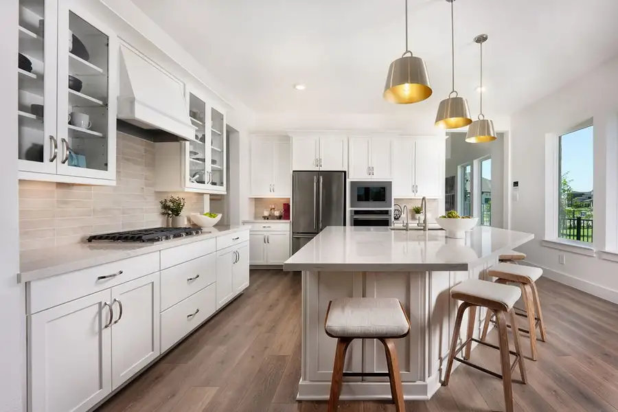 Representative furnished interior of a home built from the Sheffield by Beazer Homes in Elyson, Katy (Image 5).