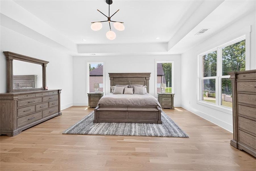 Furnished interior view inside a new home in , Buford (Image 92).