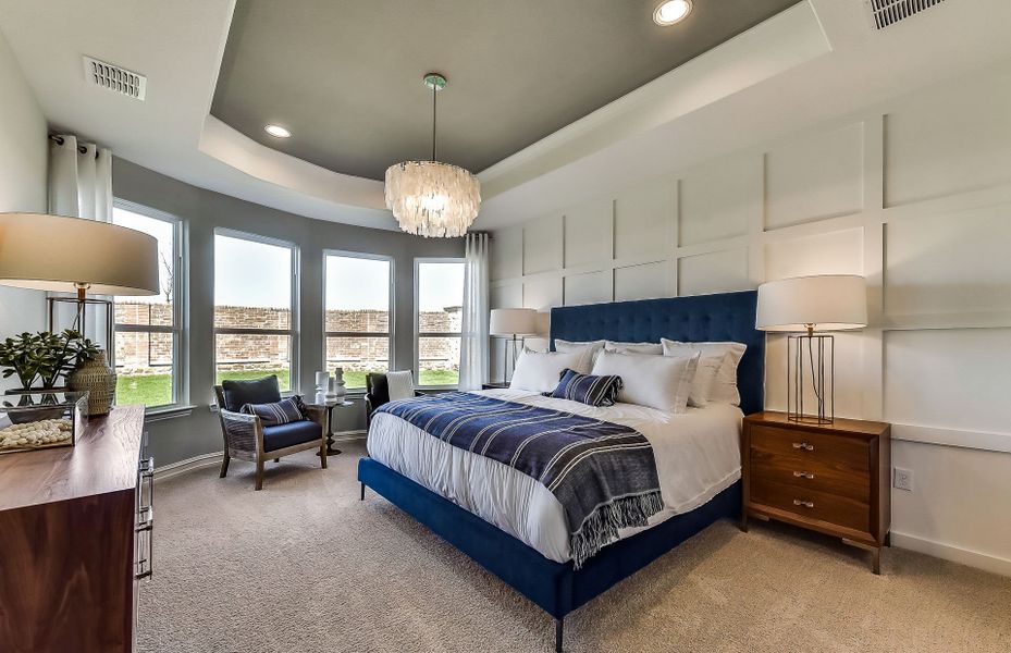 Representative furnished interior of a home built from the Palisade by Pulte Homes in Anna Town Square, Anna (Image 12).