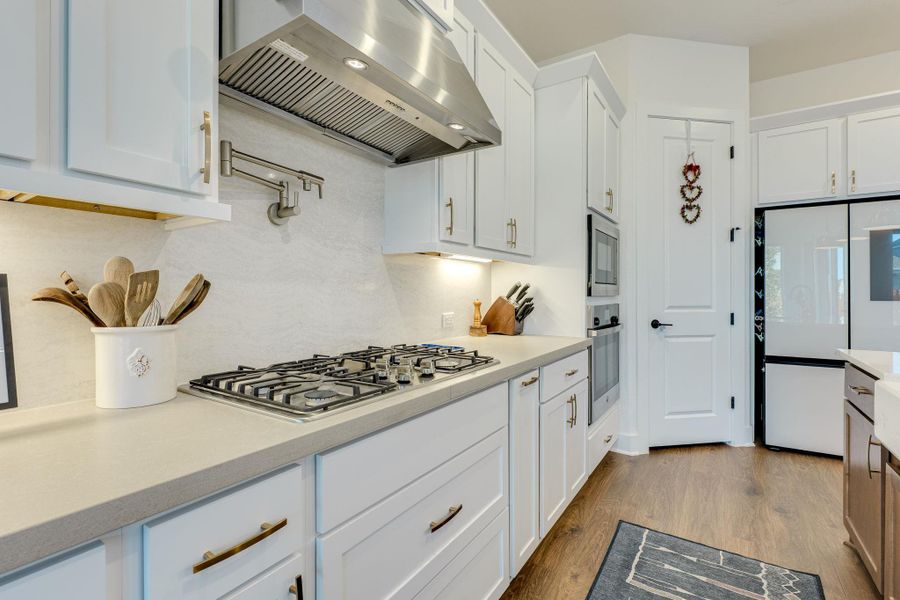 Furnished interior view inside a new home in , Leander (Image 19).