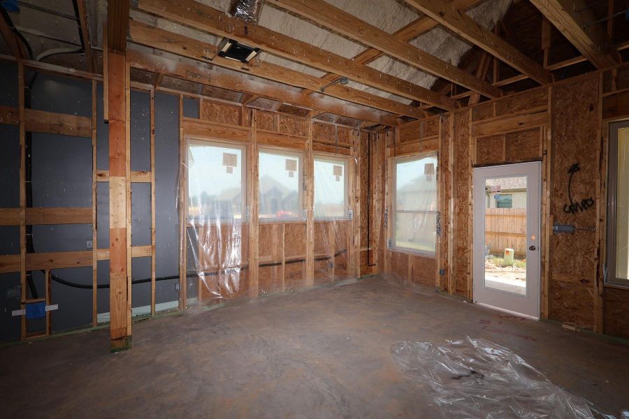 In-progress construction of a new home in Escondido - Retreat Collection, Magnolia, TX (Image 4). In-progress construction of a new home in Escondido - Retreat Collection, Magnolia, TX (Image 4).