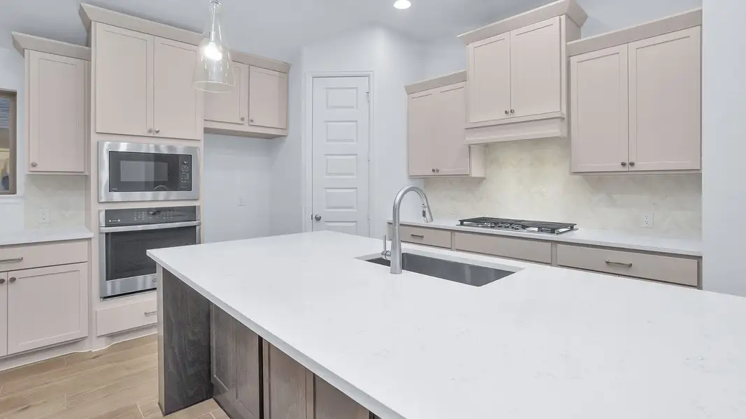 Furnished interior view inside a new home in Grand Central Park, Conroe (Image 9).