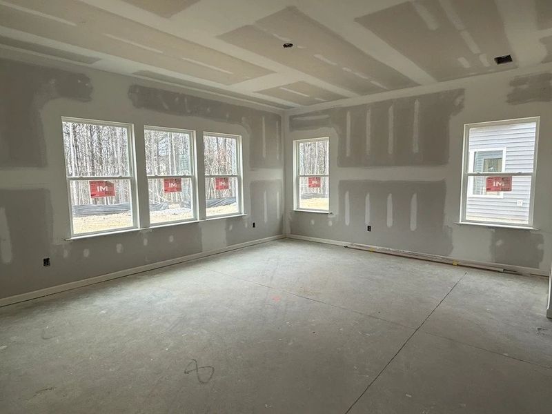 In-progress construction of a new home in The Point, Rolesville, NC (Image 22).