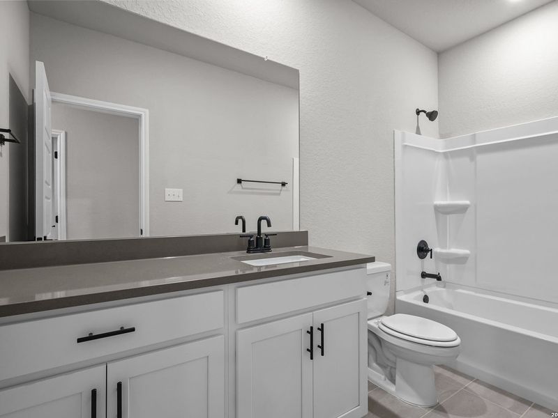 Furnished interior view inside a new home in Royal Crest, San Antonio (Image 14).