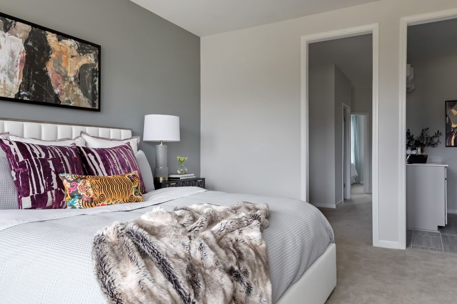 Representative furnished interior of a home built from the Conrad by Tri Pointe Homes in Amplitude, Charlotte (Image 10). Representative furnished interior of a home built from the Conrad by Tri Pointe Homes in Amplitude, Charlotte (Image 10).