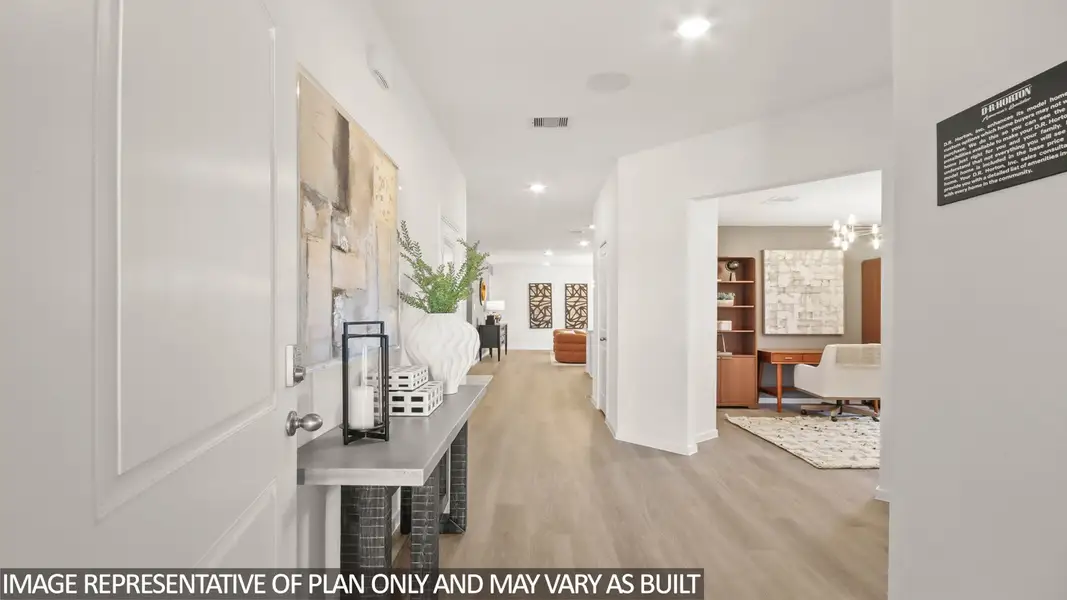Furnished interior view inside a new home in River Ranch Trails, Dayton (Image 3).