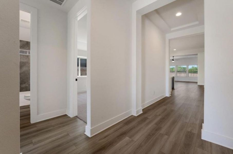 Spacious, unfurnished interior of a new home in Crosswinds, Kyle (Image 21). Spacious, unfurnished interior of a new home in Crosswinds, Kyle (Image 21).