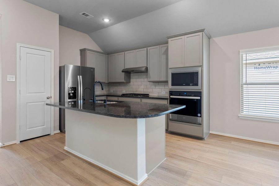 Furnished interior view inside a new home in Pomona 50' & 55', Manvel (Image 4).