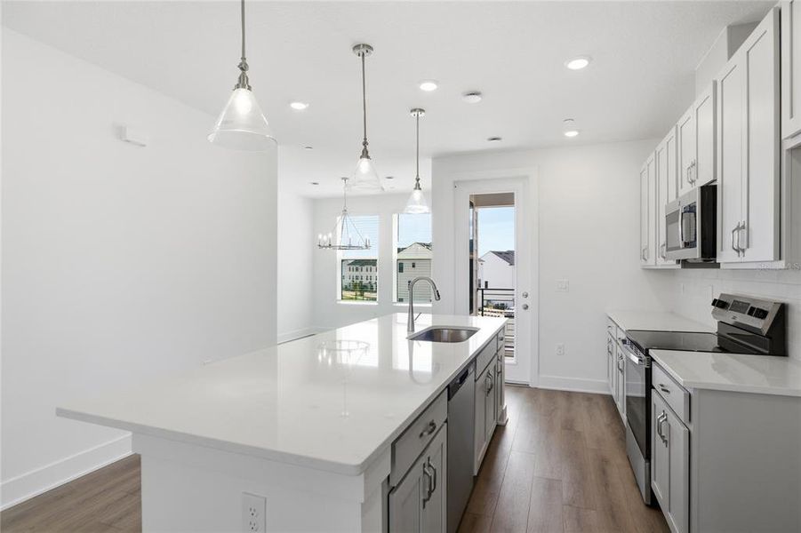 Furnished interior view inside a new home in , Winter Garden (Image 10).