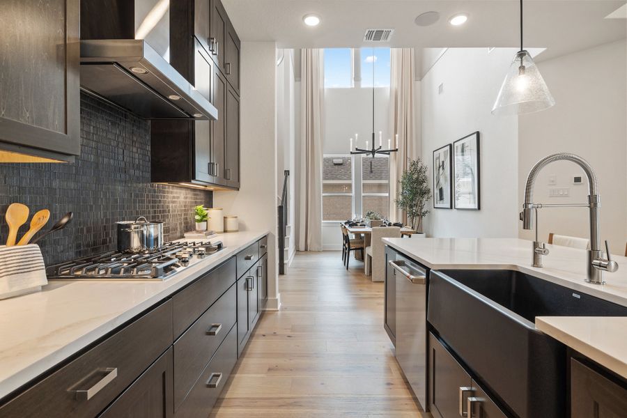 Representative furnished interior of a home built from the Linden by Tri Pointe Homes in Wolf Ranch, Georgetown (Image 20).