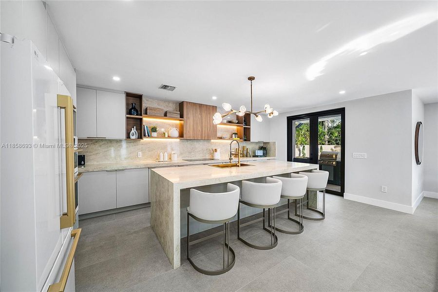 Furnished interior view inside a new home in , Pompano Beach (Image 13). Furnished interior view inside a new home in , Pompano Beach (Image 13).