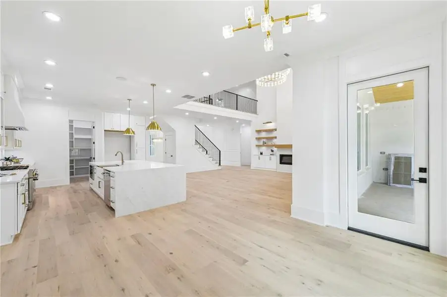 Furnished interior view inside a new home in , Hoschton (Image 7).