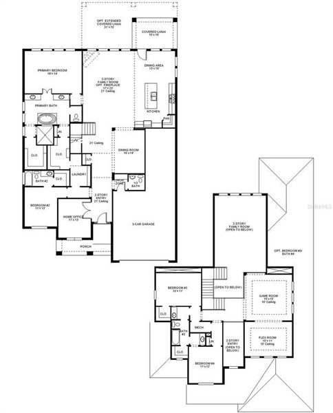 2D floor plan layout of this home in Star Farms at Lakewood Ranch, Bradenton, FL (Image 2). 2D floor plan layout of this home in Star Farms at Lakewood Ranch, Bradenton, FL (Image 2).
