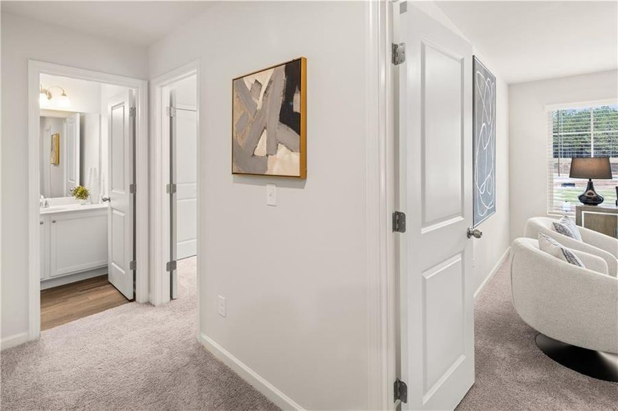 Furnished interior view inside a new home in The Collection at Walden Park, Jonesboro (Image 21).