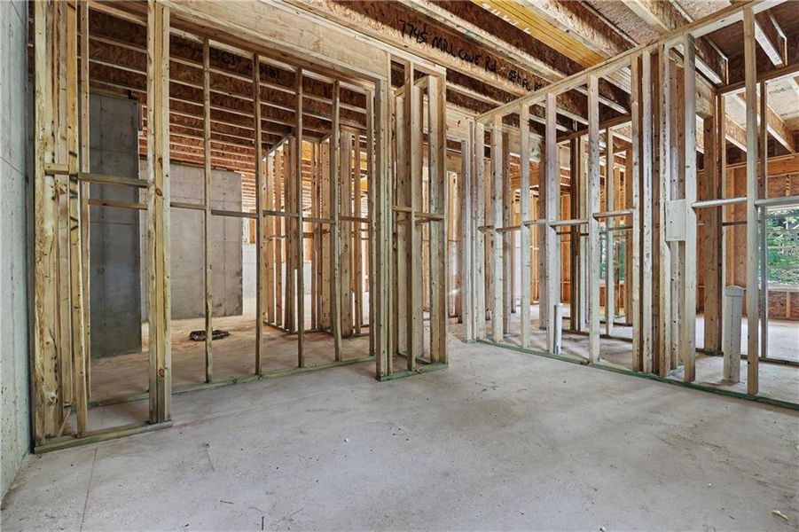 In-progress construction of a new home in , Cumming, GA (Image 28). In-progress construction of a new home in , Cumming, GA (Image 28).