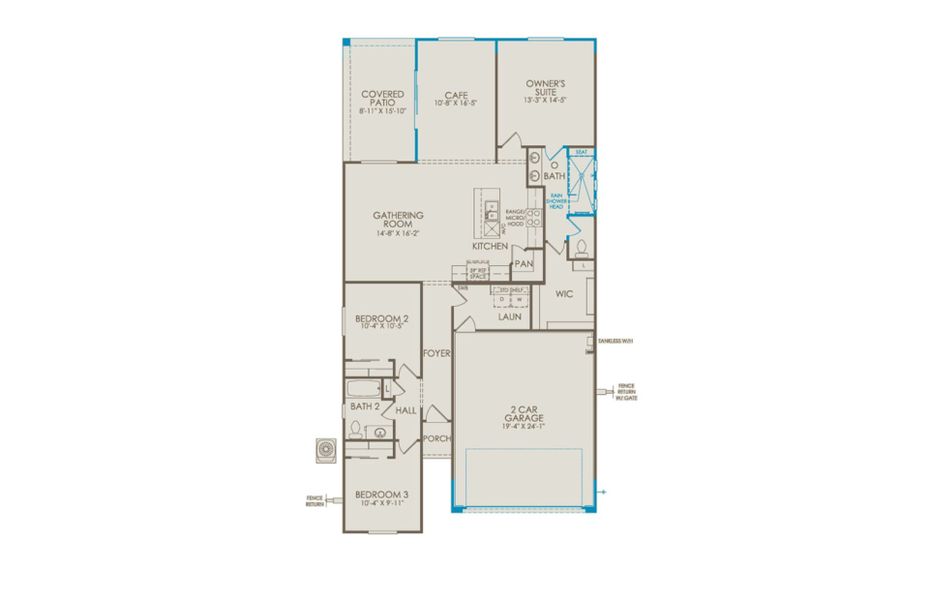 2D floor plan layout of this home in Upper Canyon, Phoenix, AZ (Image 3). 2D floor plan layout of this home in Upper Canyon, Phoenix, AZ (Image 3).