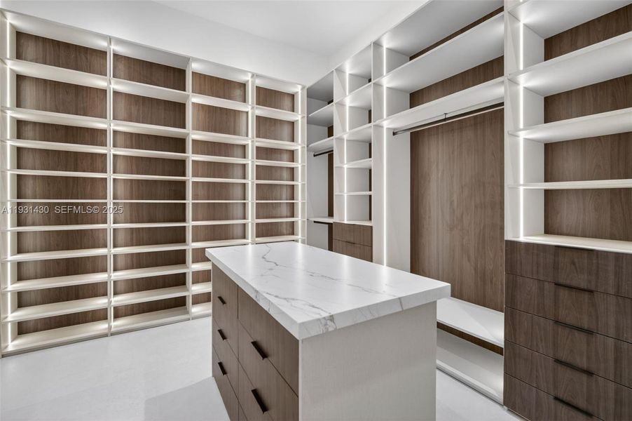 Furnished interior view inside a new home in , Miami (Image 11).