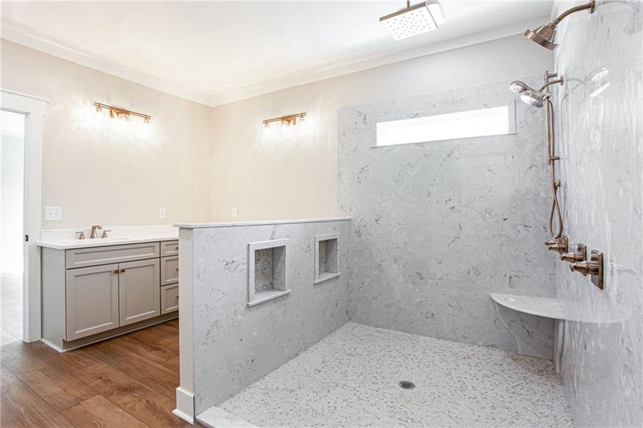 Furnished interior view inside a new home in , Grayson (Image 16).