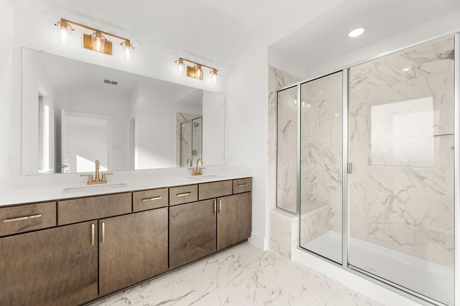 Furnished interior view inside a new home in Garden Collection at Union Park, Little Elm (Image 8).