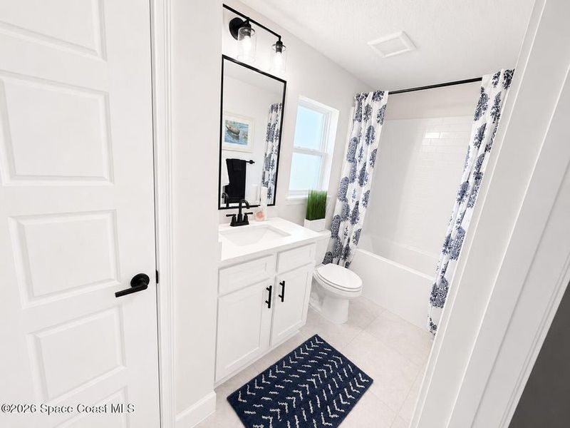 Furnished interior view inside a new home in St. John's Preserve, Palm Bay (Image 13).