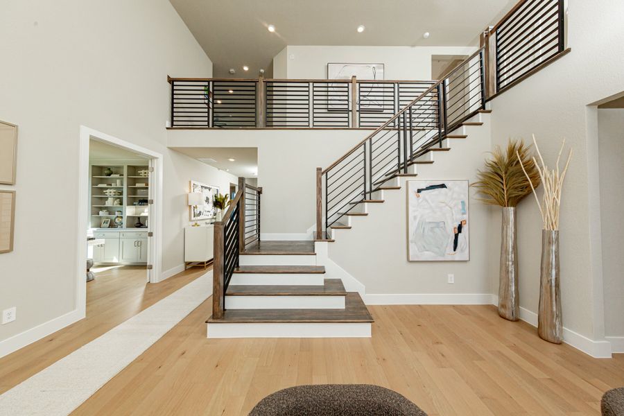 Furnished interior view inside a new home in ARTAVIA, Conroe (Image 7).