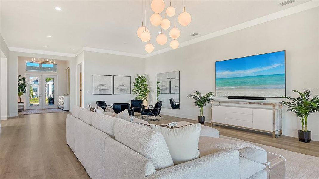 Furnished interior view inside a new home in , Sarasota (Image 58).