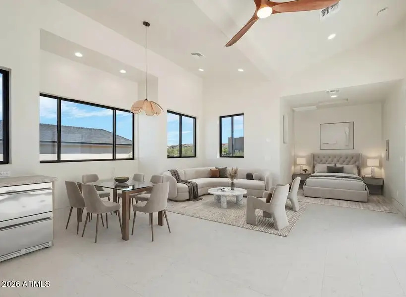 Digitally staged guest house Digitally staged guest house