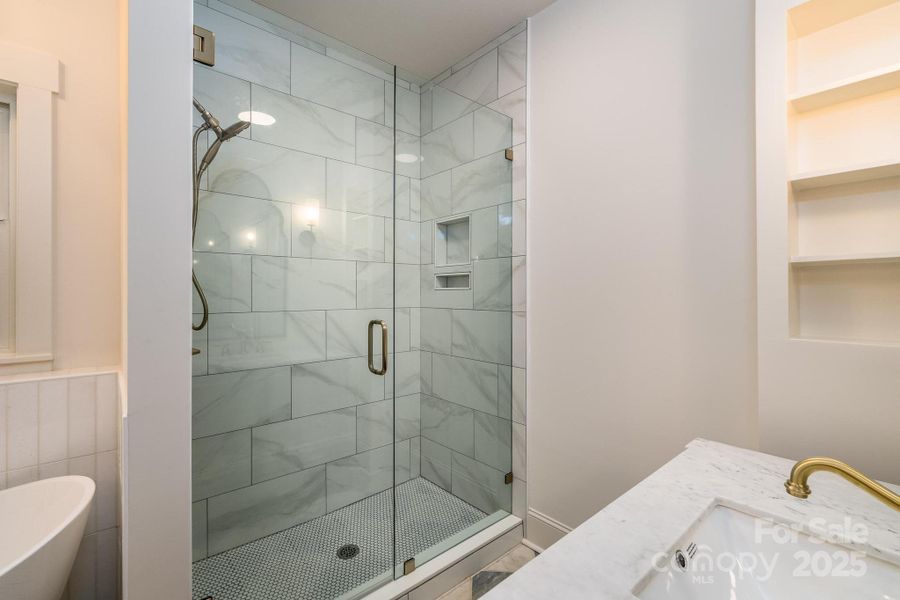 Furnished interior view inside a new home in , Cleveland (Image 11).